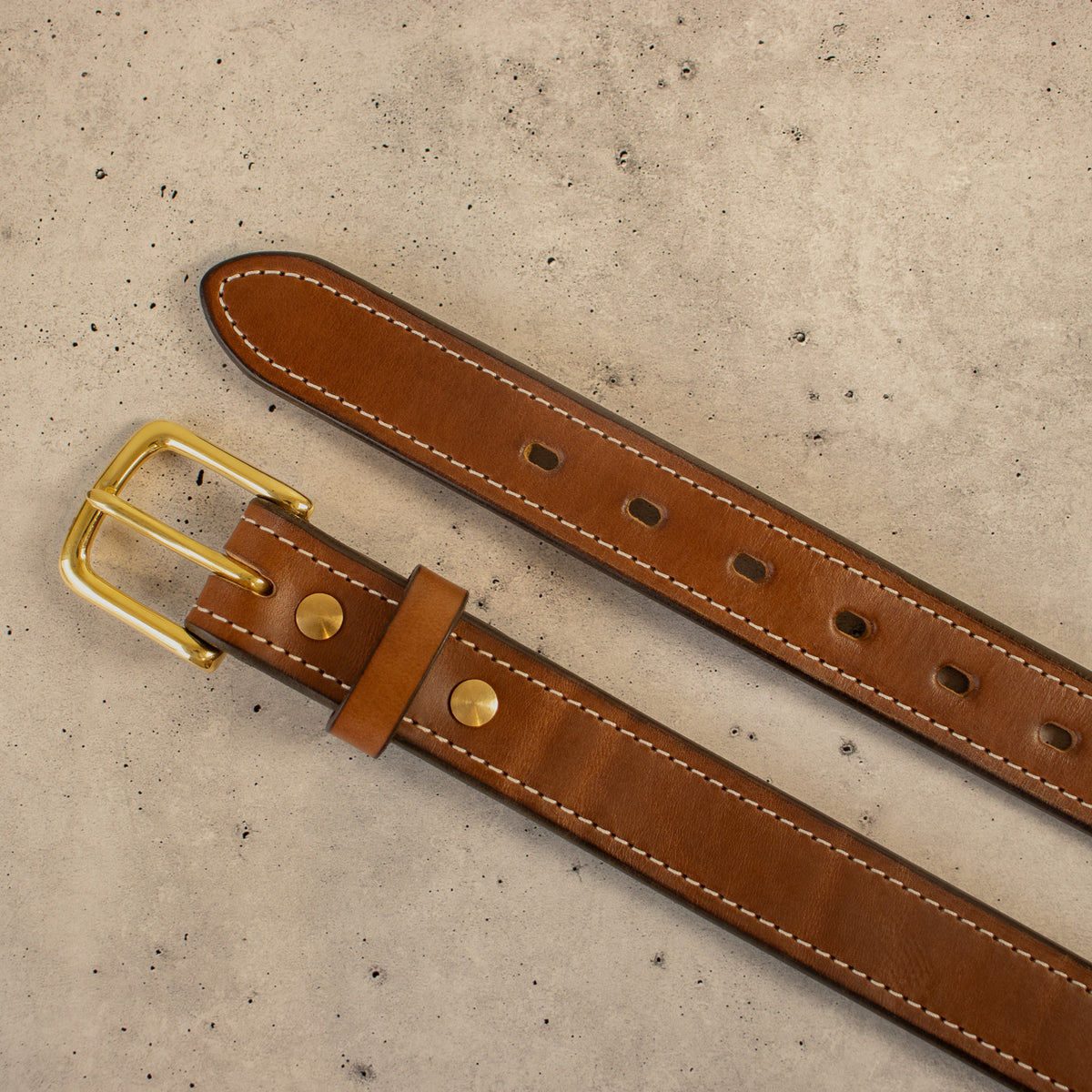 Latigo Hermann Oak Bridle Belt — Brown
