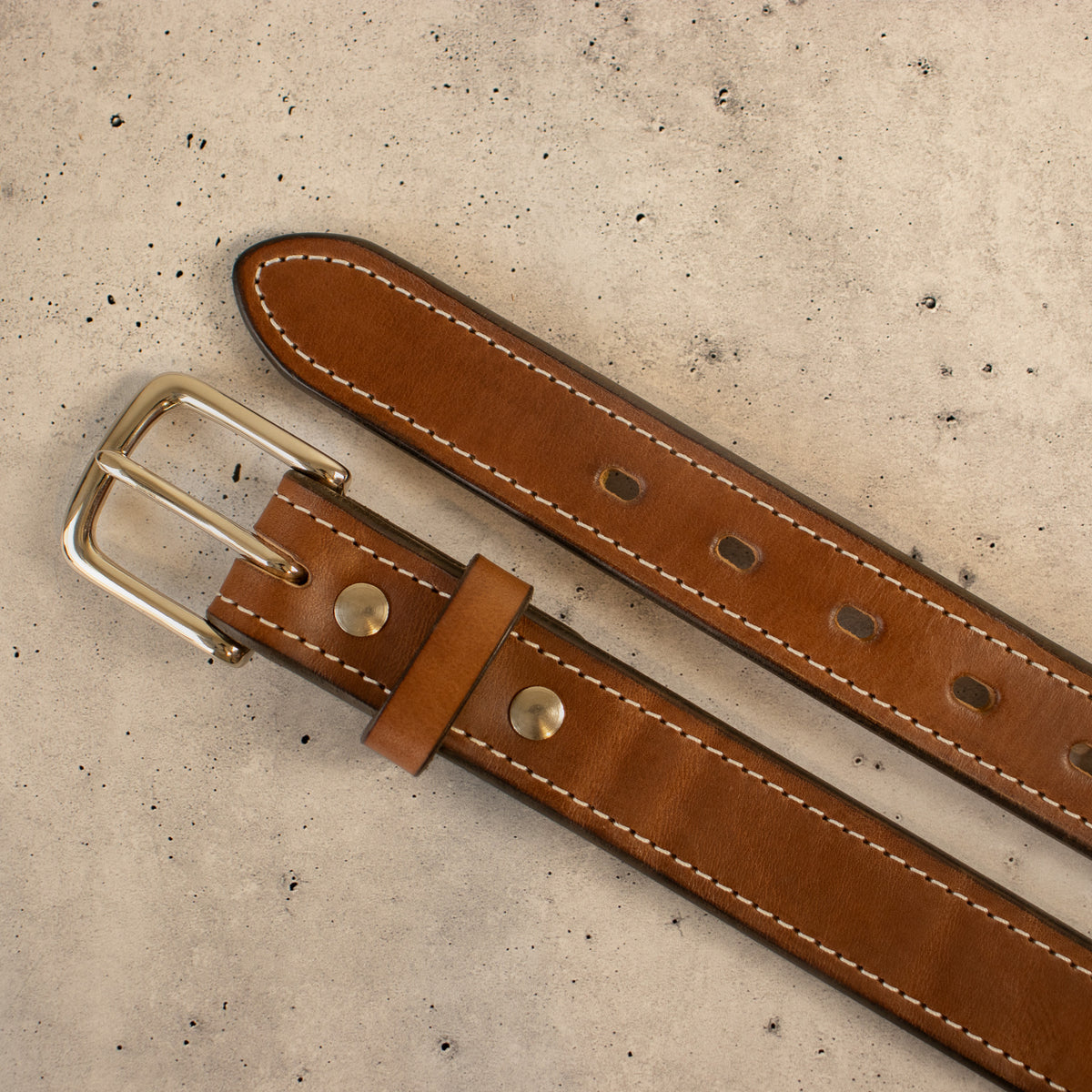 Latigo Hermann Oak Bridle Belt — Brown