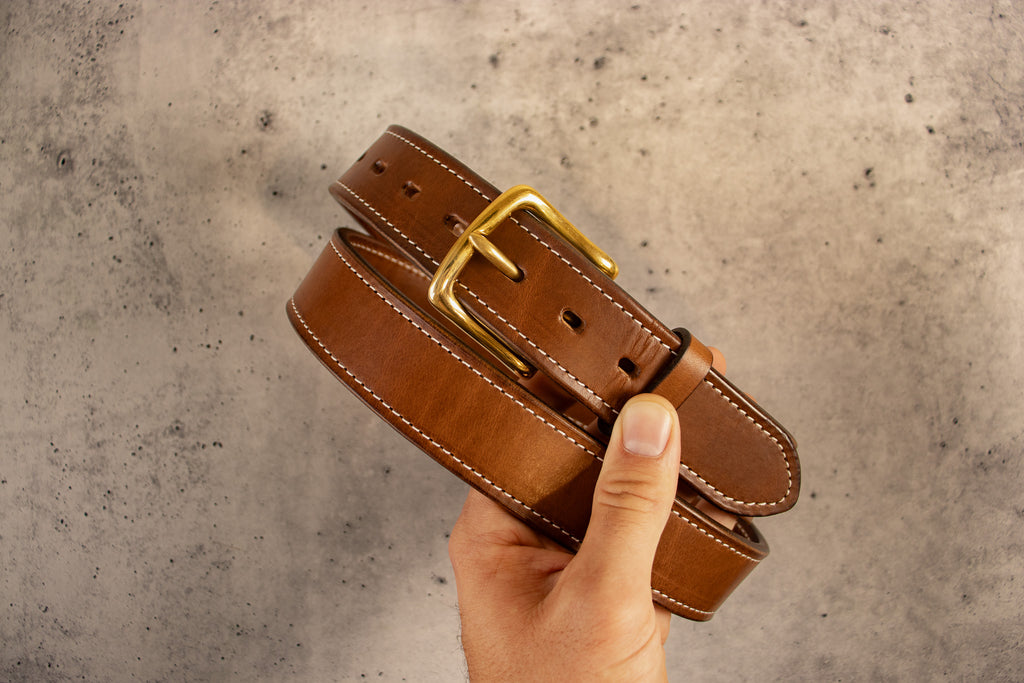 Latigo Hermann Oak Bridle Belt — Brown