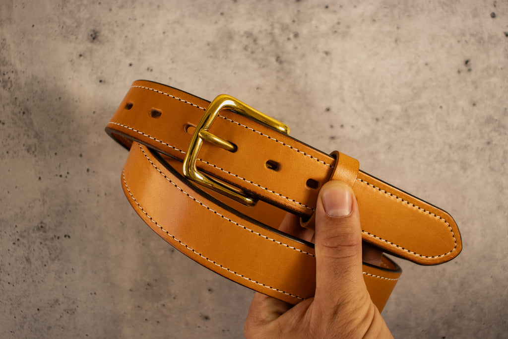 Hermann Oak Bridle Belt — Tan