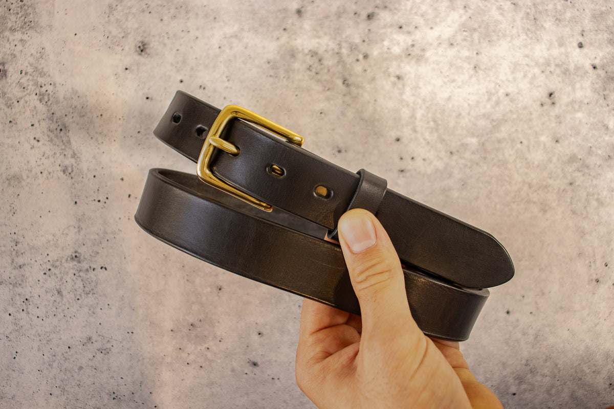 Hermann Oak Bridle Belt — Black