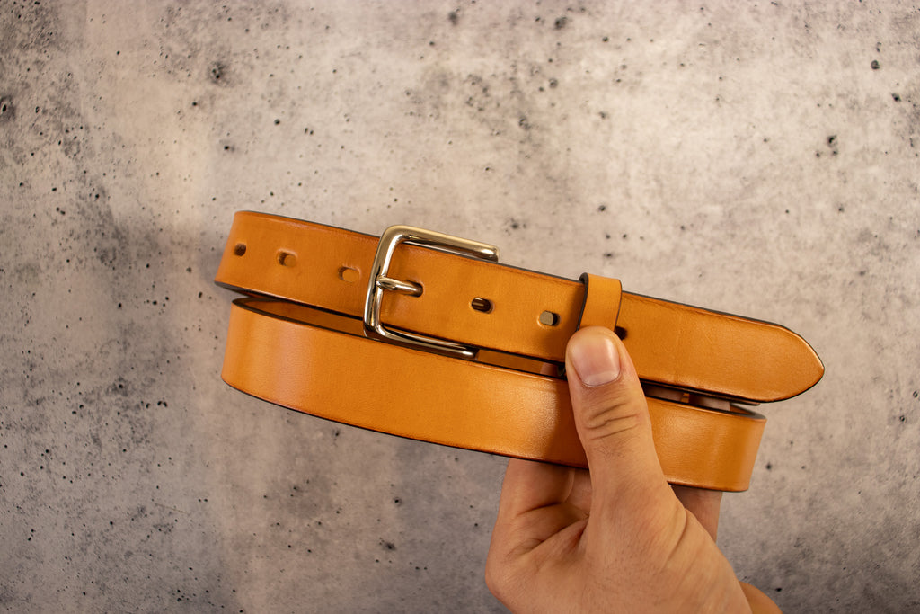 Hermann Oak Bridle Belt — Tan