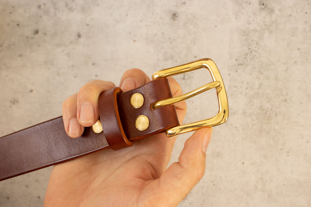 Hermann Oak Bridle Belt — Brown