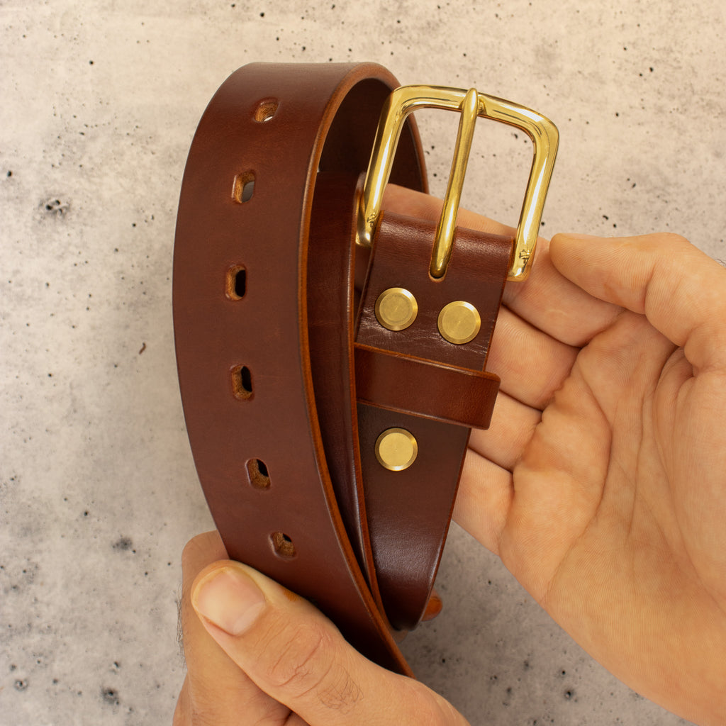Hermann Oak Bridle Belt — Brown