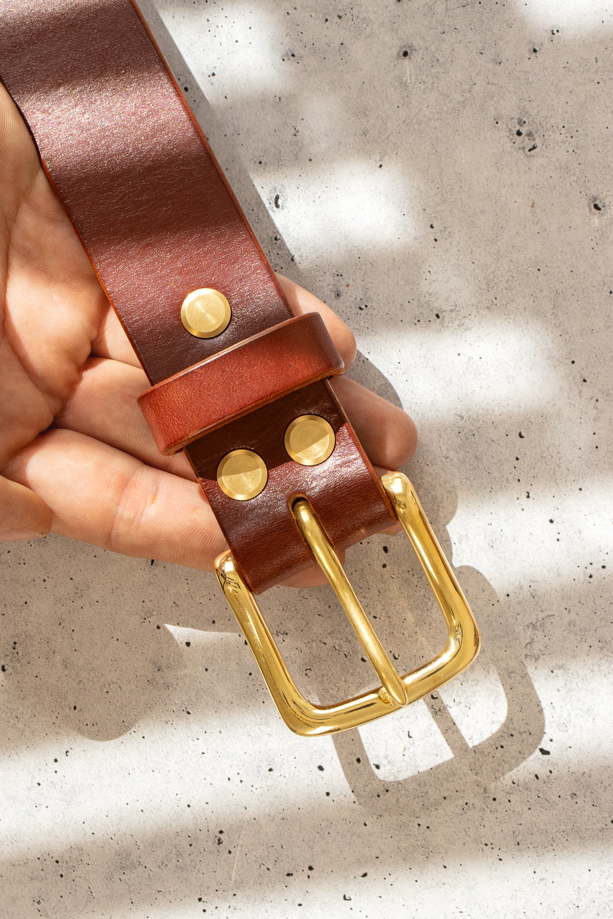 Hermann Oak Bridle Belt — Brown